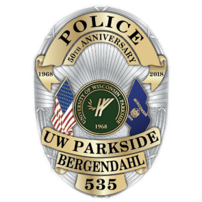 Smith & Warren University Of Wisconsin Parkside Police Custom Badge