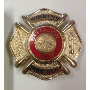 Blackinton Hibbing Fire Dept. Battalion Chief Badge