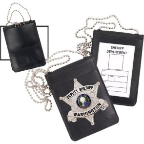Strong Universal Magnetic Badge and ID Holder with Chain (Style 71700)
