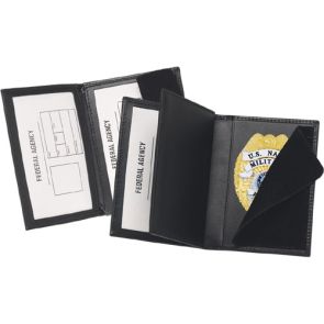 Strong Side Open Double ID Badge Case 