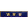 Blackinton One Section Recognition Bar with 3 Stars A12294