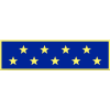 Blackinton One Section Commendation Bar w/ 9 Stars A12910 (3/8")