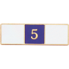 Blackinton Five Years of Service Recognition Bar A7142-G (3/8")