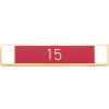Blackinton Three Section Recognition Bar with "15" A8639-C