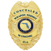Florida Concealed Weapon Permit Official Badge