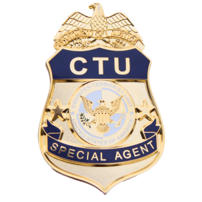 CTU　バッジ CTU Special Agent Badge