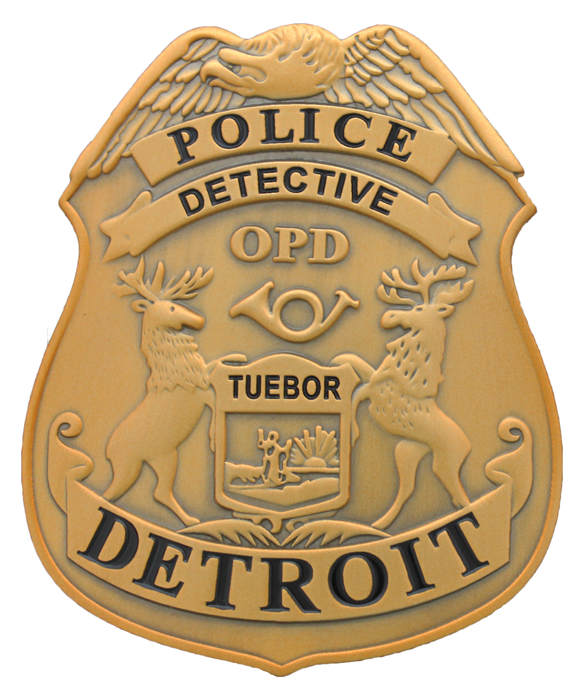 ROBO COP Police Detective Badge - Detroit Police