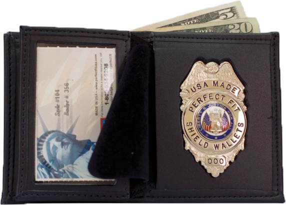  Perfect Fit Shield Wallets Shield with Eagle Police