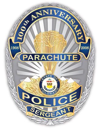 Parachute Police, CO 100th Anniversary Badge