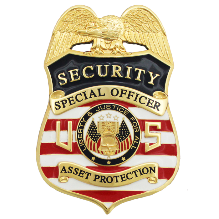 Security Officer 5pt. Star Badge