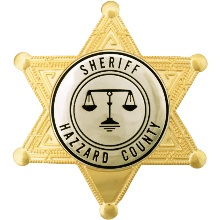 Dukes of Hazzard TV Show Hazzard COunty SHeriff Badge EMB115