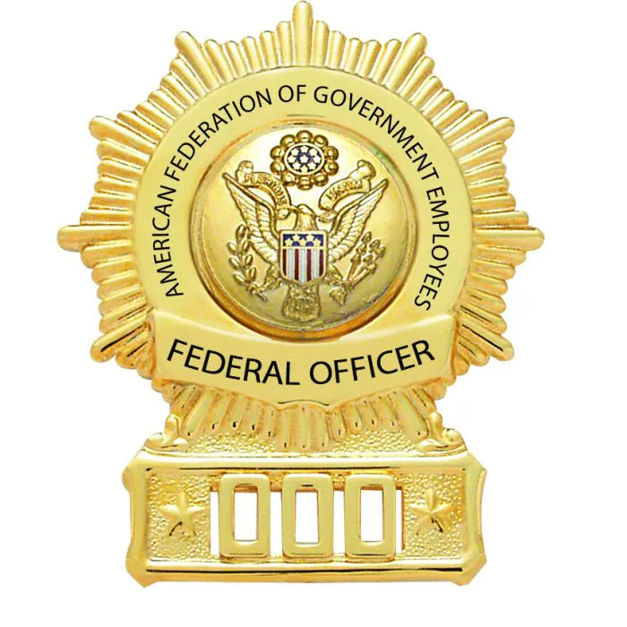 Smith & Warren American Federation of Government Employees Badge