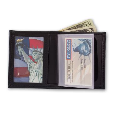 Perfect Fit PF-100-D4 Bi-fold Wallet with Single ID Window