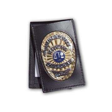 Perfect Fit Recessed Double ID Case w/ Outside Badge Mount