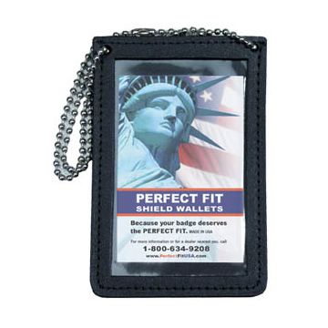 Perfect Fit 708 Double ID Holder for Neck with Chain