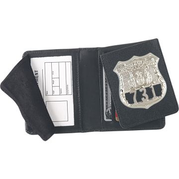 Strong Side Open Flip-out Badge Case - Dress Leather 