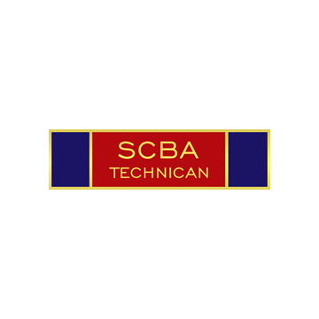 Blackinton A10344 Three Section SCBA Technician Commendation Bar (3/8")