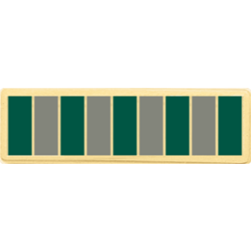 Blackinton A10794 Nine Section Service Recognition Bar (3/8")