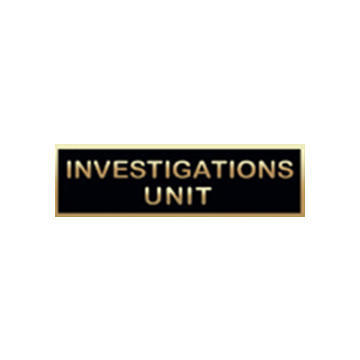 Blackinton A11177-A Investigations Unit Recognition Bar (3/8")
