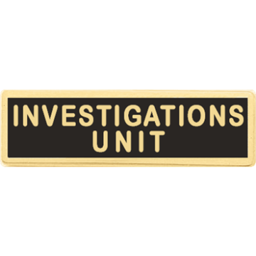 Blackinton A11177-A Investigations Unit Recognition Bar (1-3/8" x 3/8")