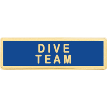 Blackinton A11177-E Dive Team Recognition Bar (1-3/8" x 3/8")