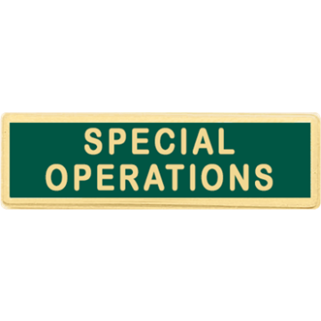 Blackinton A11177-G Special Operations Recognition Bar (1-3/8" x 3/8")