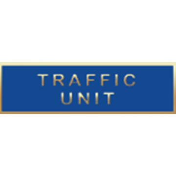 Blackinton A11177 Traffic Unit Recognition Bar (3/8")
