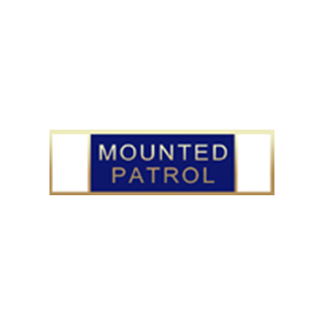 Blackinton A11223 Mounted Patrol Operations Recognition Bar (3/8")