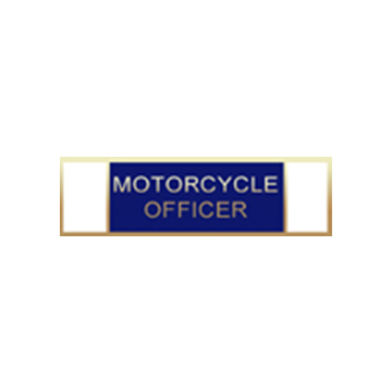 Blackinton Motorcycle Officer Commendation Bar A11224 (3/8")
