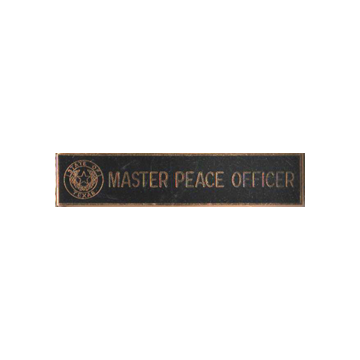 Blackinton A11250 Master Peace Officer Marksmanship Bar (2" x 7/16")