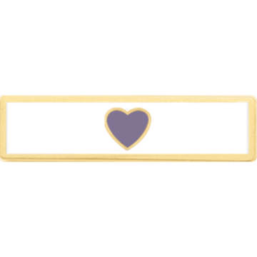 Blackinton A11272 Purple Heart Commendation Bar (5/16")