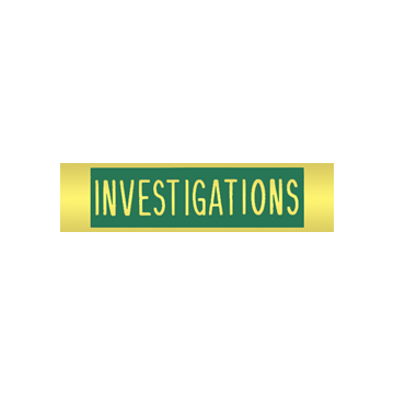Blackinton A11349 Investigations Recognition Bar (5/16")
