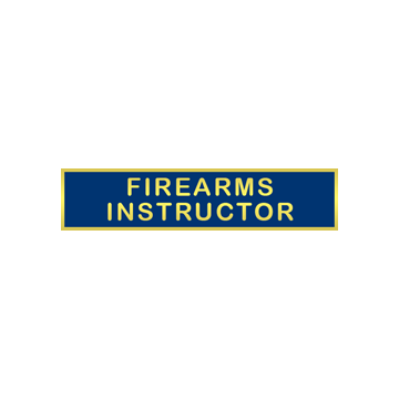 Blackinton A11354-C Firearms Instructor Commendation Bar (5/16")