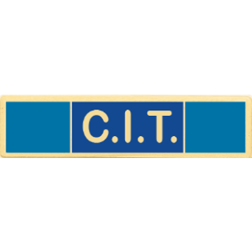 Blackinton A11365-A Three Section C.I.T. Commendation Bar (1-3/8" x 5/16")