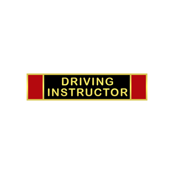 Blackinton A11446 Driving Instructor Recognition Bar (5/16")