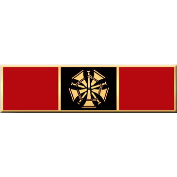 Blackinton A11756-E Chief 5 Crossed Fire Horns Commendation Bar (3/8")