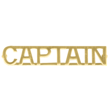 Blackinton A1196 - 5/16" Die Struck Captain Letter Combination (Pair)