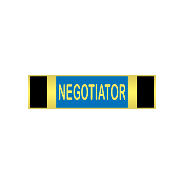 Blackinton A11996 Negotiator Commendation Bar (3/8")