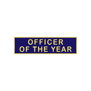 Blackinton A12013 Officer of the Year Recognition Bar (3/8")