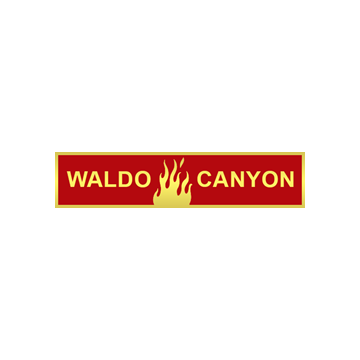 Blackinton A12197 Waldo Canyon Wildfires Commendation Bar (5/16")