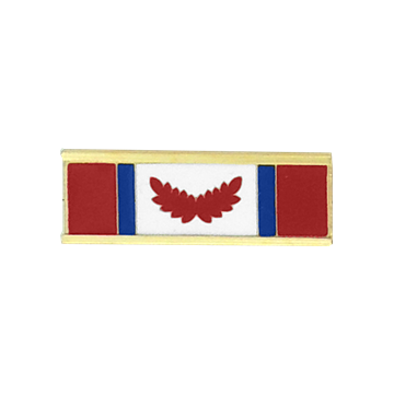 Blackinton A12227 Five Section Commendation Bar with Leaf (3/8")