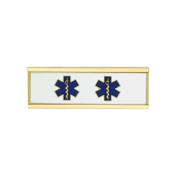 Blackinton EMT Commendation Bar w/ Two Star of Life A12278 (3/8")
