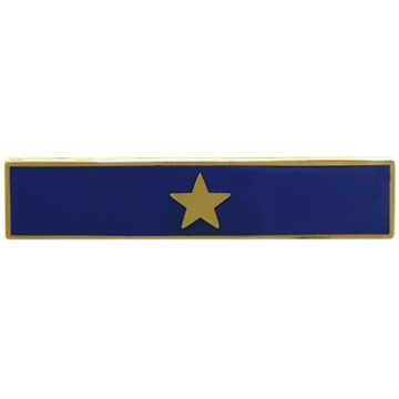 Blackinton One Section Recognition Bar with Star A12292