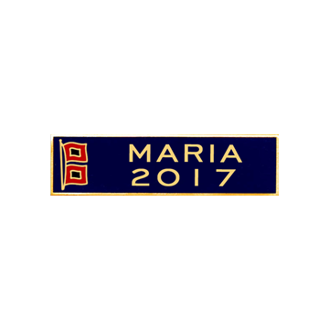Blackinton A12621 Hurricane Maria 2017 Commendation Bar (3/8")