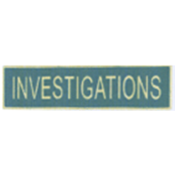 Blackinton Investigations Commendation Bar A12735 (3/8")