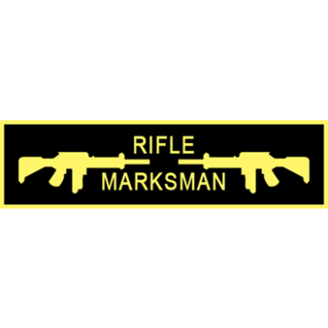 Blackinton Rifle Marksman Commendation Bar A12931 (3/8")