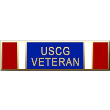 Blackinton A13017-B Five Section USCG Veteran Commendation Bar (3/8")