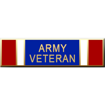 Blackinton A13017-C Five Section Army Veteran Commendation Bar (3/8")