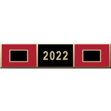 Blackinton A13084 2022 Hurricane Flag Commendation Bar (5/16")