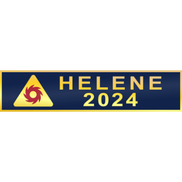 Blackinton A13187 Helene 2024 Hurricane Commendation Bar (1-3/8" x 5/16")